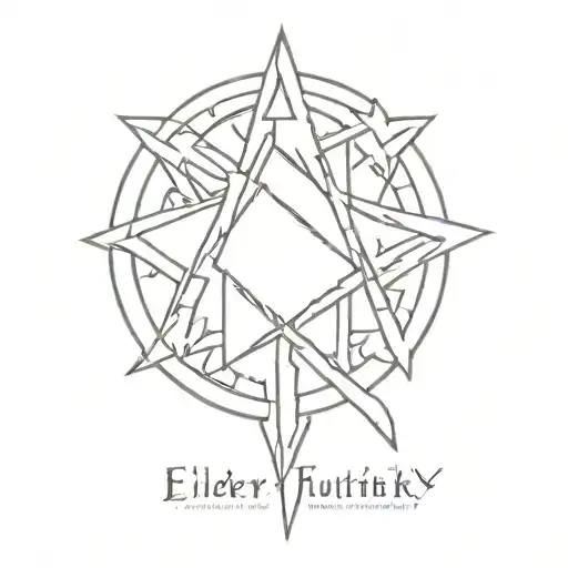 elder futhark tattoo design idea