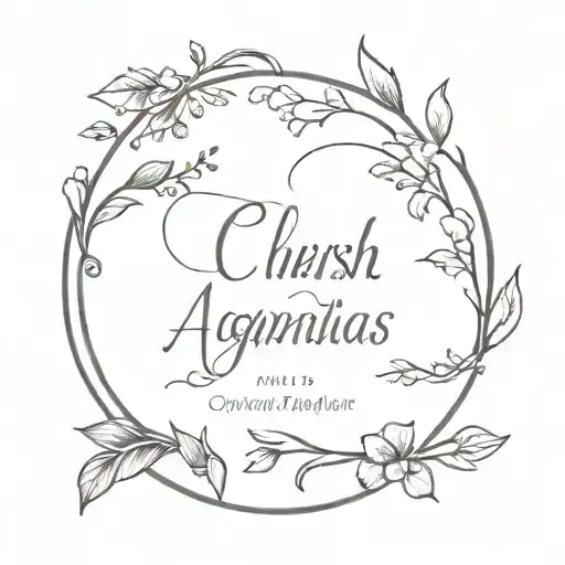 cherish every moment in words with Aquarius, Scorpio, Sagittarius tattoo design idea