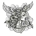 mind over matter tattoo design idea