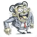 Mr. Bean scary funny spongebob  tattoo design idea