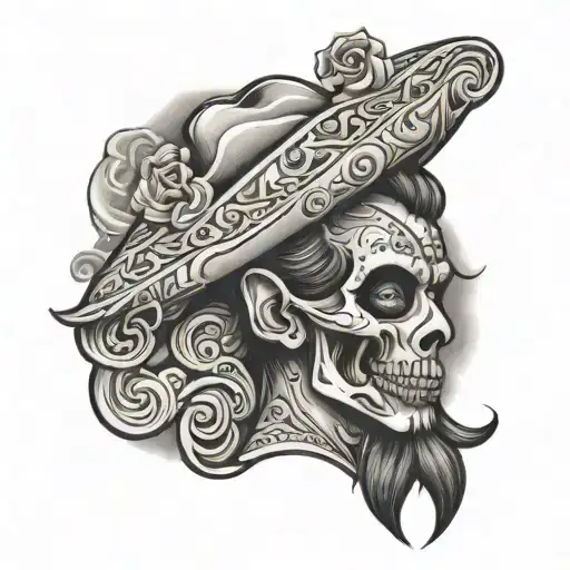 Smoked Ghost tattoo design idea