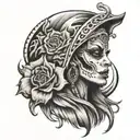 Smoked Ghost tattoo design idea