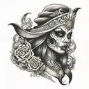 Smoked Ghost tattoo design idea