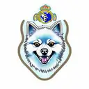 real madrid Pomeranian  tattoo design idea