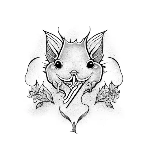 catfish tattoo design idea