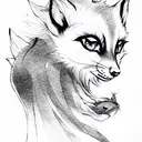 kitsune tattoo design idea