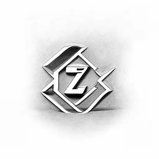 letters C Z A with an ATV tattoo design idea