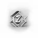 letters C Z A with an ATV tattoo design idea