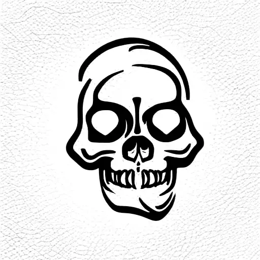 skull harley davidson motorcycle tattoo design idea