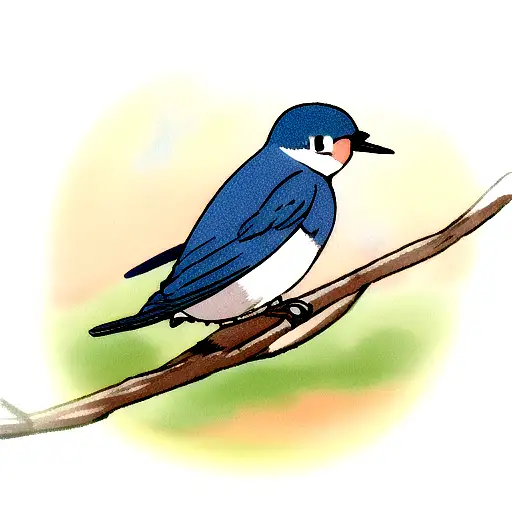 Swallow Bird tattoo design idea