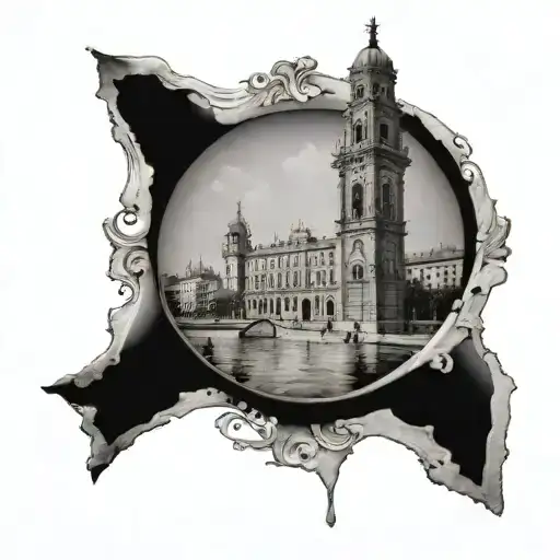 Seville City Monument tattoo design idea
