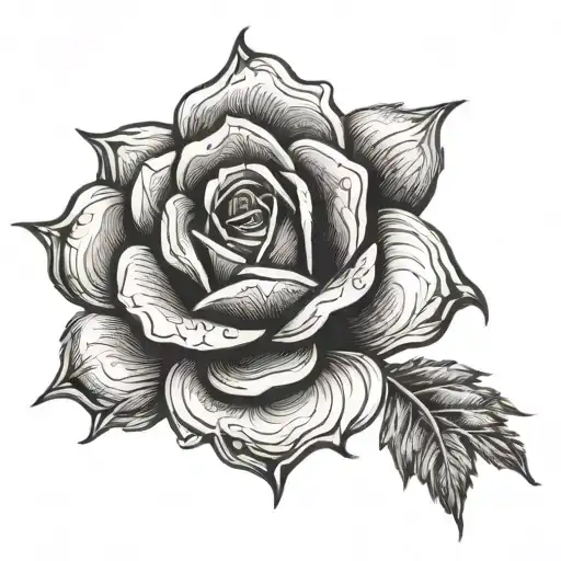 Yorkshire Rose tattoo tattoo design idea