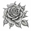 Yorkshire Rose tattoo tattoo design idea