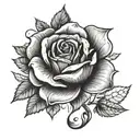 Yorkshire Rose tattoo tattoo design idea