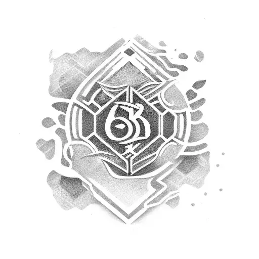 BTS Logo with a semicolon tattoo design idea