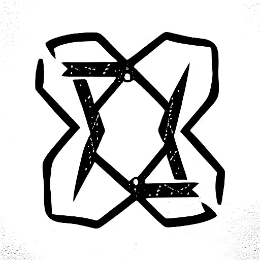 Three chain links tattoo design idea