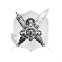 Bioshock Chain tattoo design idea