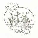 Noah's Ark tattoo design idea