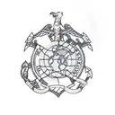 usmc tattoo design idea