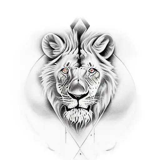 un leon hacker tattoo design idea