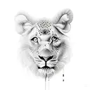 un leon hacker tattoo design idea