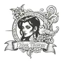 I think therefore I exist tattoo design idea