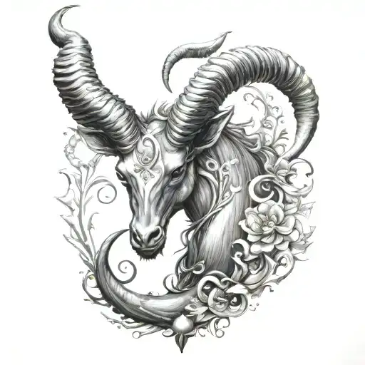 Capricorn cancer zodiac sign tattoo tattoo design idea