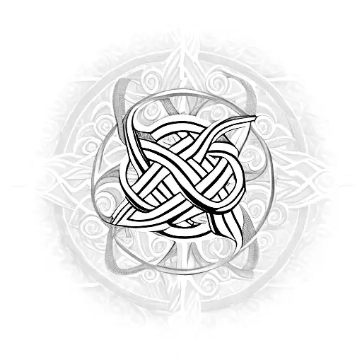 Dad tribute. Celtic cross with trinity knot | Celtic cross tattoo for men, Cross  tattoo for men, Trinity knot tattoo