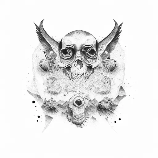 trust no one tattoo design idea
