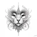 jasmine princess tattoo design idea