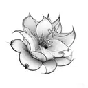 jasmine flower tattoo design idea