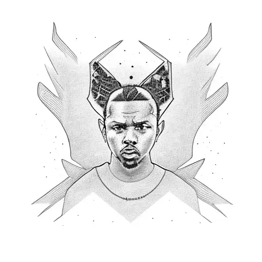 Kendrick Lamar  tattoo design idea
