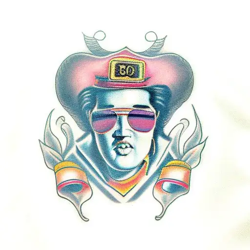 Elvis tattoo design idea