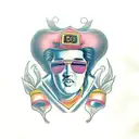 Elvis tattoo design idea