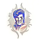 Elvis tattoo design idea