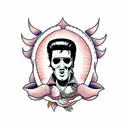 Elvis tattoo design idea