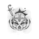 Elvis tattoo design idea