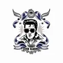 Elvis tattoo design idea