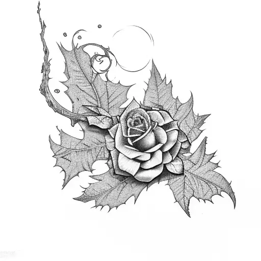 "evermore" with ivy leaves through it tattoo design idea