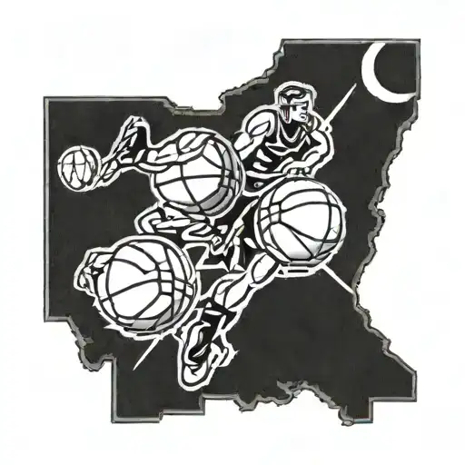 Ohio basketball tattoo design idea