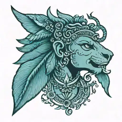 hindu mythology tattoo design idea