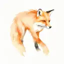 Fox tattoo design idea