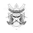 Samurai alchemist tattoo design idea