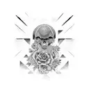 rest in peace tattoo design idea