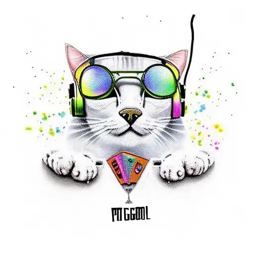 passend zum Lied "Put A Boombox On My Grave" von Jaya the Cat. Es soll dargestellt werden, ein Grabst tattoo design idea