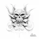 encre marine  tattoo design idea