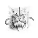 biblical  tattoo design idea