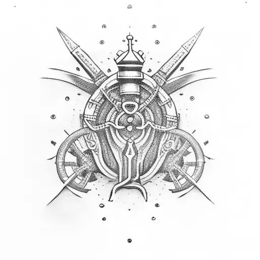 nautical  tattoo design idea