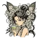 lin tea tattoo design idea