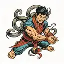 shang chi ten rings  tattoo design idea